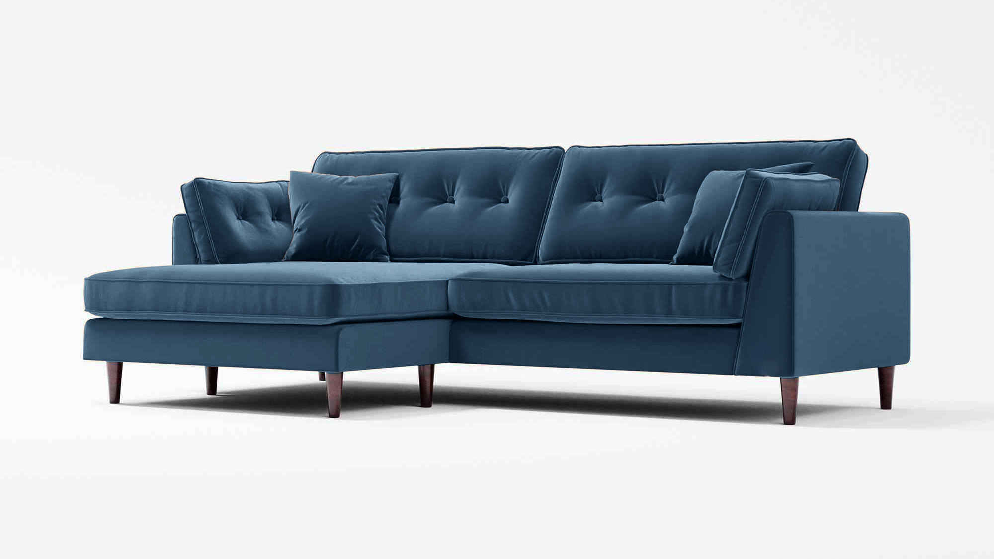 Cricket 4 Seater Left Hand Chaise Sofa